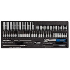 1/4" Doppenset, 57dlg, M-module